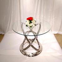 130CM Round Stainless steel Dining table CT057