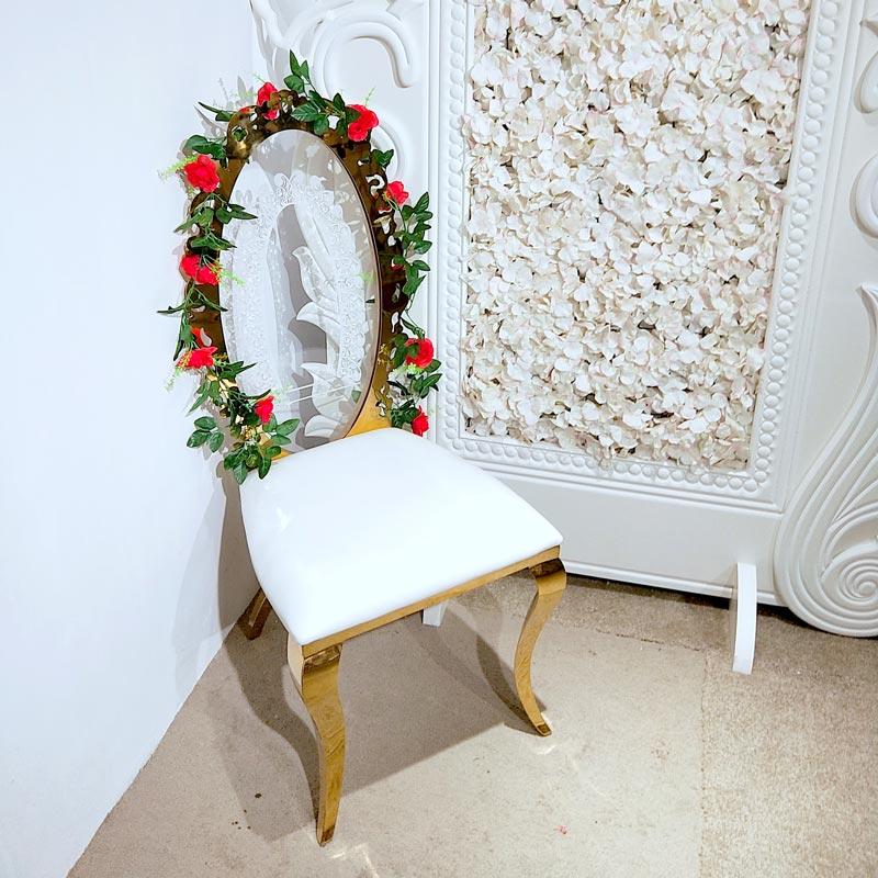 durable wedding chairs for bride and groom back manufacturer for hotel-2