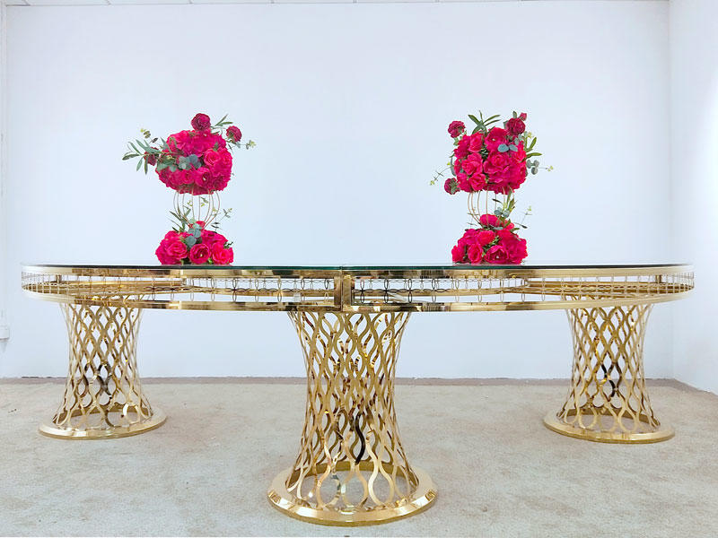 durable wedding reception table rectanglein various shapes for wedding ceremony-3