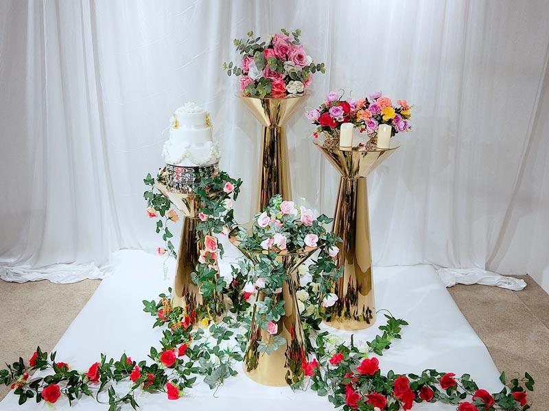 Perfect Wedding Furniture pedestal flower stand to meet your needs for home-3