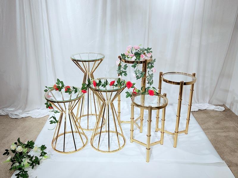 Perfect Wedding Furniture color metal flower stand series for home-3