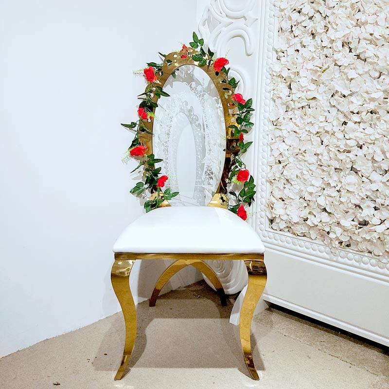 durable wedding chairs for bride and groom back manufacturer for hotel-3